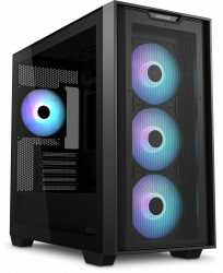 A21 Plus Black Micro-ATX Case, supports BTF